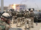 U.S. Soldiers from Delta Force and the 101st Airborne Division during the raid that killed Saddam Hussein's sons Qusay & Uday. Mosul, Iraq, 22 July 2003