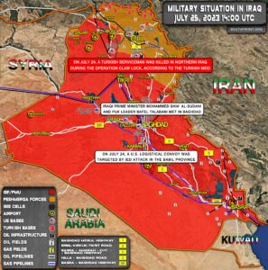 Military Situation In Iraq On July 25, 2023 (Map Update)