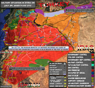 Military Situation In Syria On July 29, 2023 (Map Update)