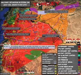 Military Situation In Syria On July 2, 2023 (Map Update)