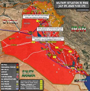 Military Situation In Iraq On July 9, 2023 (Map Update)