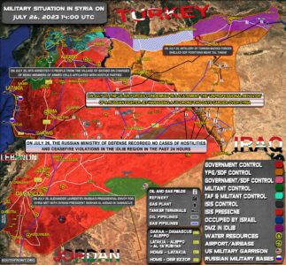 Military Situation In Syria On July 26, 2023 (Map Update)