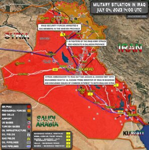 Military Situation In Iraq On July 4, 2023 (Map Update)
